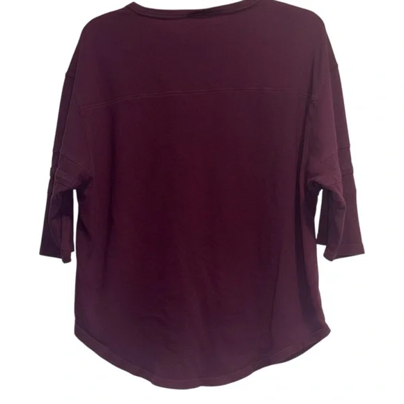 PINK Victoria's Secret Burgundy Top - Picture 2 of 7